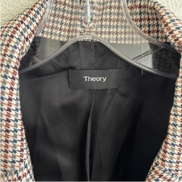 Theory Snap-Tab Fremont Plaid Wrap Mini Skirt Size 6 NWT SKIRT ONLY - Picture 13 of 13